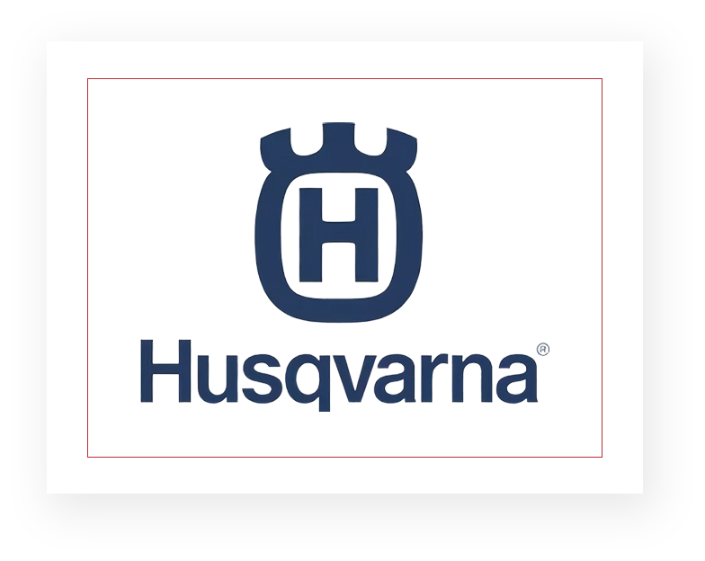 A picture of the husqvarna logo.